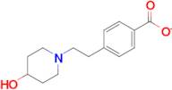 4-(2-(4-Hydroxypiperidin-1-yl)ethyl)benzoate