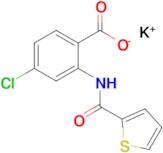 Potassium 4-chloro-2-(thiophene-2-carboxamido)benzoate