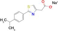 Sodium 2-(2-(4-isopropylphenyl)thiazol-4-yl)acetate