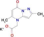 Potassium 2-(2,5-dimethyl-7-oxopyrazolo[1,5-a]pyrimidin-4(7h)-yl)acetate