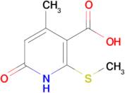 4-Methyl-2-(methylthio)-6-oxo-1,6-dihydropyridine-3-carboxylic acid