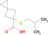 5-(Isobutylthio)spiro[2.3]hexane-5-carboxylic acid