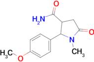 2-(4-Methoxyphenyl)-1-methyl-5-oxopyrrolidine-3-carboxamide