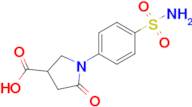 5-Oxo-1-(4-sulfamoylphenyl)pyrrolidine-3-carboxylic acid