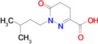 1-Isopentyl-6-oxo-1,4,5,6-tetrahydropyridazine-3-carboxylic acid