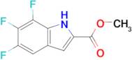 Methyl 5,6,7-trifluoro-1h-indole-2-carboxylate