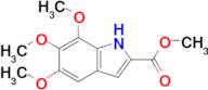 Methyl 5,6,7-trimethoxy-1h-indole-2-carboxylate