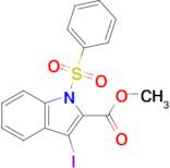 Methyl 3-iodo-1-(phenylsulfonyl)-1h-indole-2-carboxylate