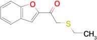 1-(Benzofuran-2-yl)-2-(ethylthio)ethan-1-one