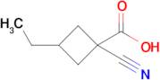 1-Cyano-3-ethylcyclobutane-1-carboxylic acid