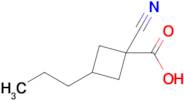 1-Cyano-3-propylcyclobutane-1-carboxylic acid