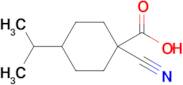 1-Cyano-4-isopropylcyclohexane-1-carboxylic acid