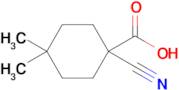 1-Cyano-4,4-dimethylcyclohexane-1-carboxylic acid