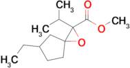 Methyl 5-ethyl-2-isopropyl-1-oxaspiro[2.4]heptane-2-carboxylate