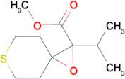 Methyl 2-isopropyl-1-oxa-6-thiaspiro[2.5]octane-2-carboxylate