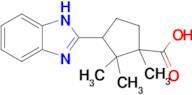 3-(1h-Benzo[d]imidazol-2-yl)-1,2,2-trimethylcyclopentane-1-carboxylic acid