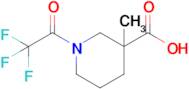 3-Methyl-1-(2,2,2-trifluoroacetyl)piperidine-3-carboxylic acid