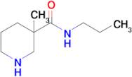 3-Methyl-N-propylpiperidine-3-carboxamide