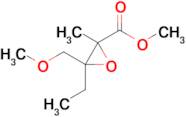 Methyl 3-ethyl-3-(methoxymethyl)-2-methyloxirane-2-carboxylate