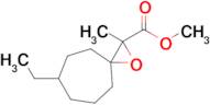 Methyl 6-ethyl-2-methyl-1-oxaspiro[2.6]nonane-2-carboxylate