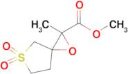 Methyl 2-methyl-1-oxa-5-thiaspiro[2.4]heptane-2-carboxylate 5,5-dioxide