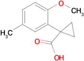 1-(2-Methoxy-5-methylphenyl)cyclopropane-1-carboxylic acid