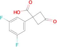 1-(3,5-Difluorophenyl)-3-oxocyclobutane-1-carboxylic acid