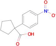 1-(4-Nitrophenyl)cyclopentane-1-carboxylic acid