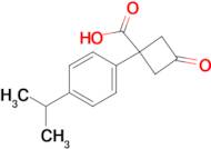 1-(4-Isopropylphenyl)-3-oxocyclobutane-1-carboxylic acid