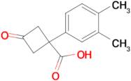 1-(3,4-Dimethylphenyl)-3-oxocyclobutane-1-carboxylic acid