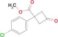 Methyl 1-(4-chlorophenyl)-3-oxocyclobutane-1-carboxylate