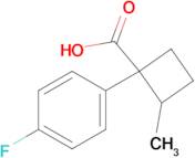 1-(4-Fluorophenyl)-2-methylcyclobutane-1-carboxylic acid