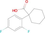 1-(2,4-Difluorophenyl)cyclohexane-1-carboxylic acid