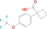 1-(4-(Trifluoromethoxy)phenyl)cyclobutane-1-carboxylic acid