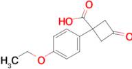 1-(4-Ethoxyphenyl)-3-oxocyclobutane-1-carboxylic acid