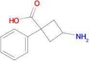 3-Amino-1-phenylcyclobutane-1-carboxylic acid