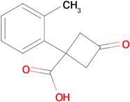 3-Oxo-1-(o-tolyl)cyclobutane-1-carboxylic acid