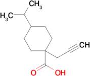 4-Isopropyl-1-(prop-2-yn-1-yl)cyclohexane-1-carboxylic acid