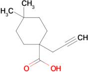 4,4-Dimethyl-1-(prop-2-yn-1-yl)cyclohexane-1-carboxylic acid