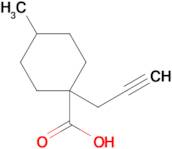 4-Methyl-1-(prop-2-yn-1-yl)cyclohexane-1-carboxylic acid