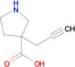 3-(Prop-2-yn-1-yl)pyrrolidine-3-carboxylic acid