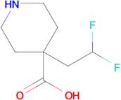 4-(2,2-Difluoroethyl)piperidine-4-carboxylic acid