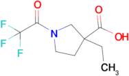 3-Ethyl-1-(2,2,2-trifluoroacetyl)pyrrolidine-3-carboxylic acid