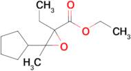 Ethyl 3-cyclopentyl-2-ethyl-3-methyloxirane-2-carboxylate
