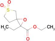 Ethyl 2-ethyl-1-oxa-5-thiaspiro[2.4]heptane-2-carboxylate 5,5-dioxide