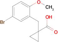 1-(5-Bromo-2-methoxybenzyl)cyclopropane-1-carboxylic acid