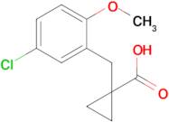 1-(5-Chloro-2-methoxybenzyl)cyclopropane-1-carboxylic acid