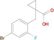 1-(4-Bromo-2-fluorobenzyl)cyclopropane-1-carboxylic acid