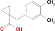 1-(3,4-Dimethylbenzyl)cyclopropane-1-carboxylic acid