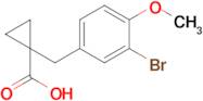 1-(3-Bromo-4-methoxybenzyl)cyclopropane-1-carboxylic acid